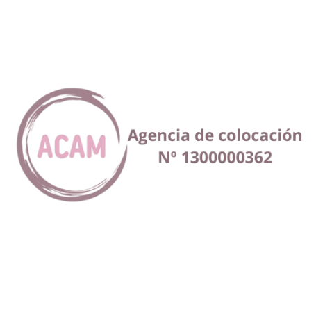 Logo de ACAM, agencia de colocación, con el número 1300000362.